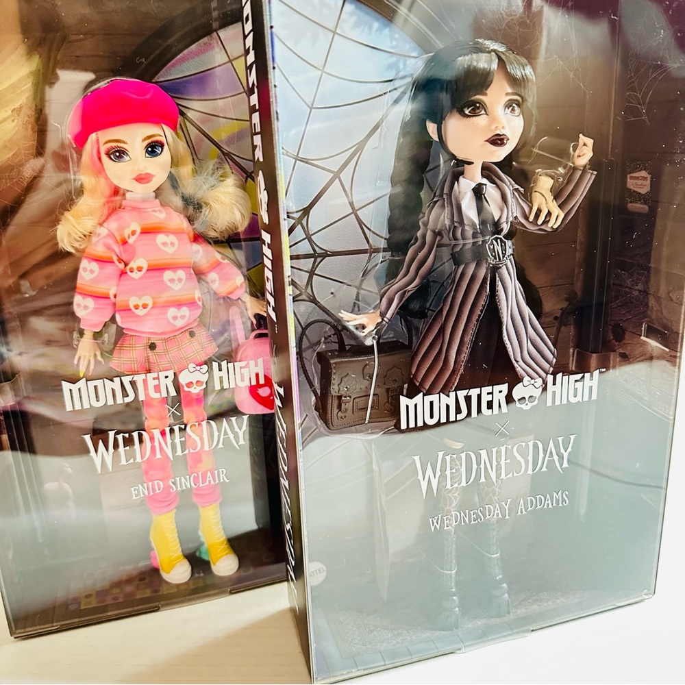 Monster High X Wednesday Adams Family Fashion Doll NEW - Picture 11 of 13